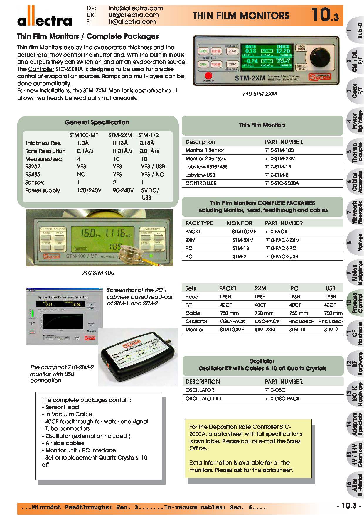 allectra膜厚计套装