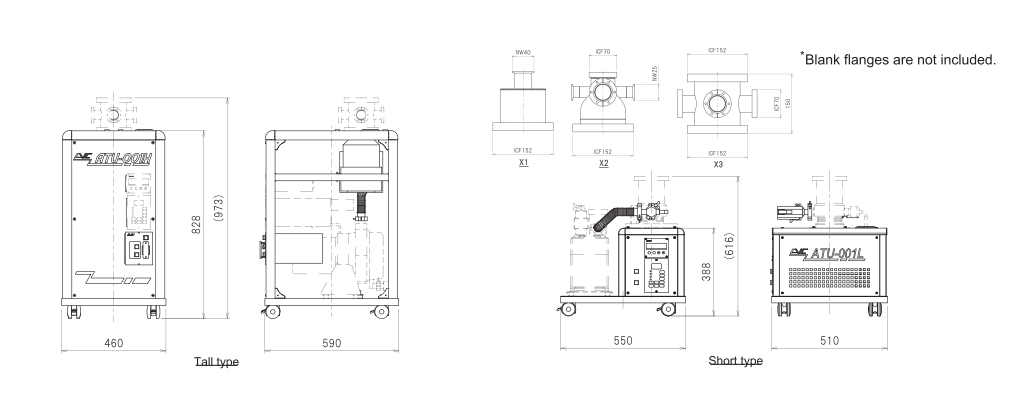 分子泵抽气单元 ATU-002AH型