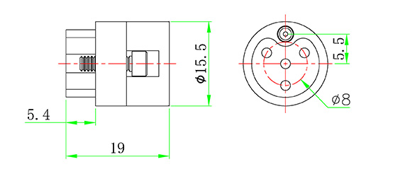 4C型真空馈通母头连接器